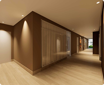 Corredor do escritório